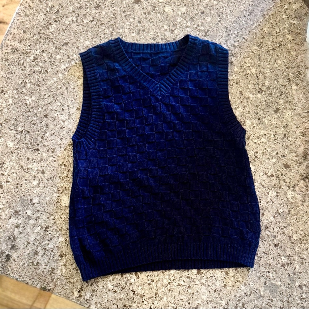 NWT Emile et Rose Baby Boy 2-Piece Sweater Vest and Matching Top- Size 23M 👶✨ - Picture 6 of 16